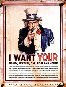 Uncle Sam Taking your Belongings