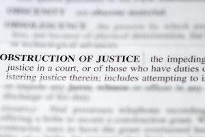 obstruction of justice