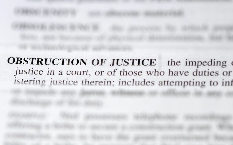obstruction of justice