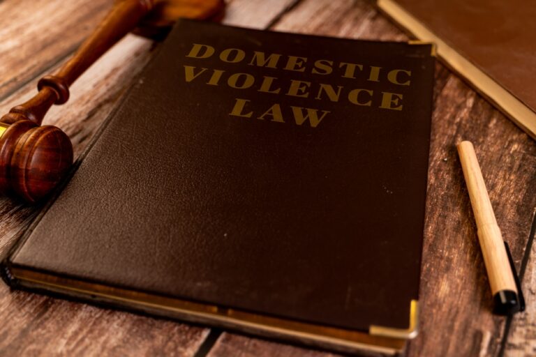 A,Legal,Book,About,Domestic,Violence,Law,With,A,Gavel,