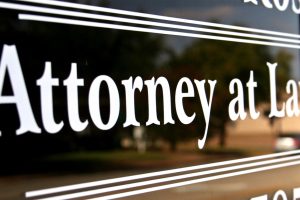 Attorney,At,Law,Sign,On,Window