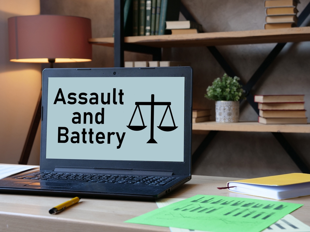 Assault,And,Battery,Are,Shown,Using,A,Text